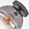 Koyoto ceiling light, globe light 30 cm clear, Smoke-coloured, 1-light source