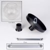 Koyoto ceiling light, globe light 30 cm clear, 1-light source