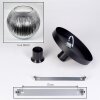 Koyoto ceiling light, globe light 30 cm clear, Smoke-coloured, 1-light source