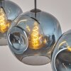 Ripoll hanging light, globe light, pendant light blue, 3-light sources