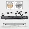 Ripoll hanging light, globe light, pendant light Amber, clear, Smoke-coloured, 3-light sources