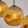 Ripoll hanging light, globe light, pendant light gold, 3-light sources