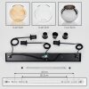Koyoto hanging light, globe light, pendant light Amber, chrome, clear, Smoke-coloured, 3-light sources