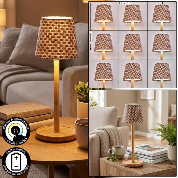 Salgadinho Outdoor table lamp, table lamp LED Ecru, 1-light source