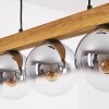 Gastor hanging light, globe light, pendant light Ecru, black, 5-light sources
