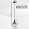 Rafel hanging light, pendant light black, 1-light source