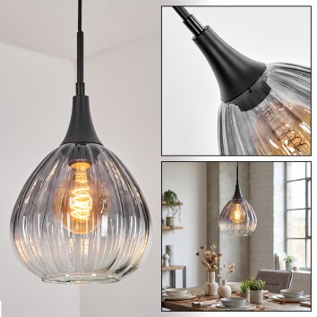 Rafel hanging light, pendant light black, 1-light source