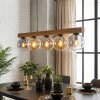 Gastor hanging light, globe light, pendant light Ecru, black, 5-light sources
