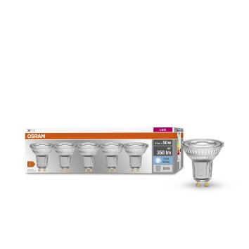 Osram lights GU10 4.3 Watt neutral white 350 Lumen