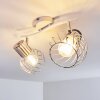 Barakaldo Ceiling Light chrome, white, 2-light sources