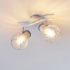 Barakaldo Ceiling Light chrome, white, 2-light sources