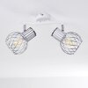 Barakaldo Ceiling Light chrome, white, 2-light sources