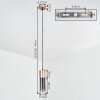 Dulcita hanging light, pendant light brown, 1-light source