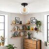 Koyoto ceiling light, globe light 30 cm clear, 1-light source