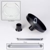 Koyoto ceiling light, globe light 30 cm clear, 1-light source