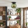 Koyoto ceiling light, globe light 25 cm green, 1-light source