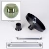 Koyoto ceiling light, globe light 25 cm green, 1-light source