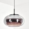 Ironel hanging light, pendant light LED black, 1-light source