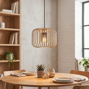 Molan hanging light, pendant light sand-coloured, 1-light source