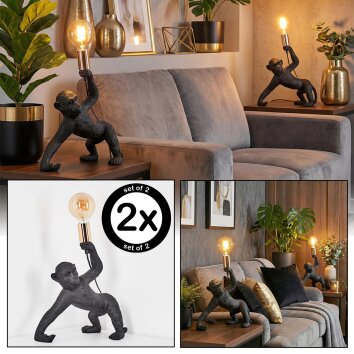 Kemor table lamp gold, black, 1-light source