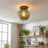 Koyoto ceiling light, globe light 30 cm green, 1-light source