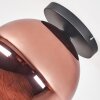 Koyoto ceiling light, globe light 30 cm coppery, 1-light source