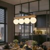 Gastor hanging light, globe light, pendant light Ecru, black, 4-light sources