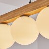 Gastor hanging light, globe light, pendant light Ecru, black, 4-light sources