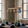 Gastor hanging light, globe light, pendant light Ecru, black, 4-light sources