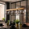 Gastor hanging light, globe light, pendant light Ecru, black, 5-light sources