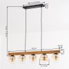 Gastor hanging light, globe light, pendant light Ecru, black, 5-light sources