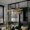 Gastor hanging light, globe light, pendant light Ecru, black, 5-light sources