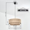 Tanik hanging light, pendant light black, 1-light source