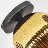 Ripoll ceiling light, globe light gold, 1-light source