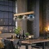 Gastor hanging light, globe light, pendant light Ecru, black, 4-light sources
