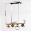 Gastor hanging light, globe light, pendant light Ecru, black, 4-light sources