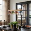 Gastor hanging light, globe light, pendant light Ecru, black, 4-light sources