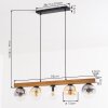 Gastor hanging light, globe light, pendant light Ecru, black, 5-light sources