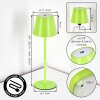 Salgadinho Outdoor table lamp, table lamp LED green, 1-light source
