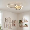 Savin ceiling light LED brown, white, 1-light source