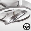 Savin ceiling light LED brown, white, 1-light source