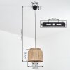 Tanik hanging light, pendant light black, 1-light source