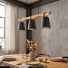 Andian hanging light, pendant light Ecru, black, 3-light sources