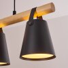 Andian hanging light, pendant light Ecru, black, 3-light sources