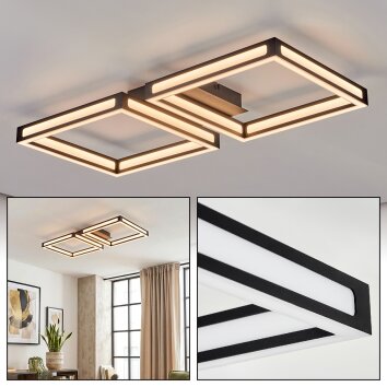 Danor ceiling light LED black, 1-light source