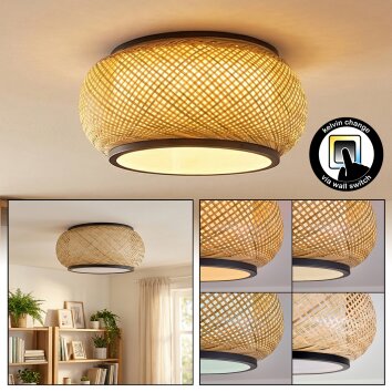 Jelon ceiling light LED black, 1-light source