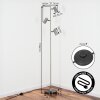 Javel floor lamp LED grey, black, 3-light sources