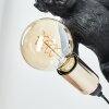 Leonix wall light gold, black, 1-light source