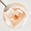 Gastor ceiling light, globe light 80 cm sand-coloured, 6-light sources