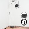 Flisa floor lamp black, 1-light source